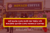 Mở quán cafe dưới 100 triệu với nhượng quyền cafe Monaco