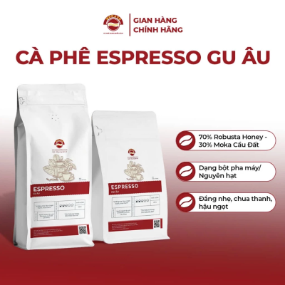 Cà phê Espresso Gu Âu -  250 Gram