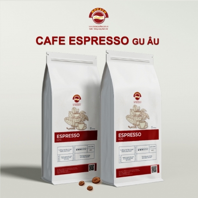Cà phê Espresso Gu Âu 500g