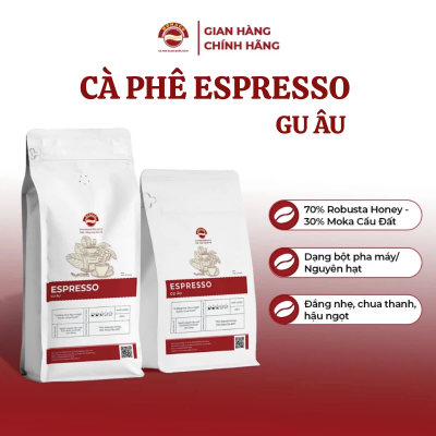 Cà phê Espresso Gu Âu - 500 Gram