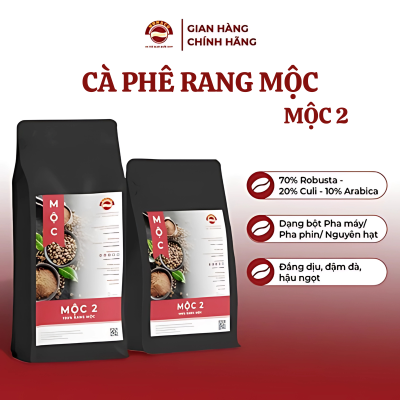 Cà phê Rang Mộc 2 - 250 GRAM
