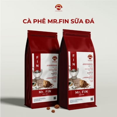 Cà phê Mr. FIN Sữa Đá pha phin 250G 