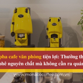 Máy pha cafe văn phòng tiện lợi: Thưởng thức cà phê nguyên chất mà không cần ra quán
