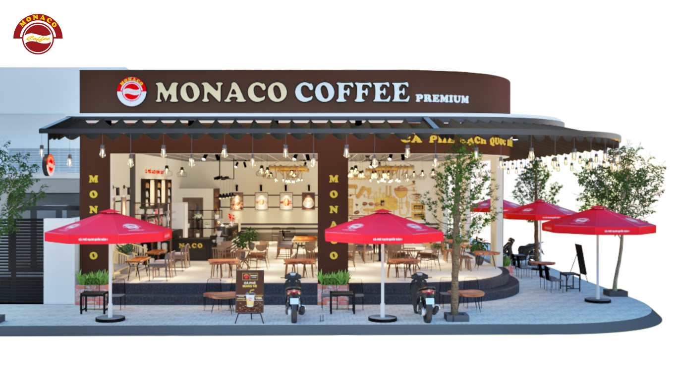 Monaco Coffee - Chuỗi thương hiệu cafe nhượng quyền TOP đầu miền Trung