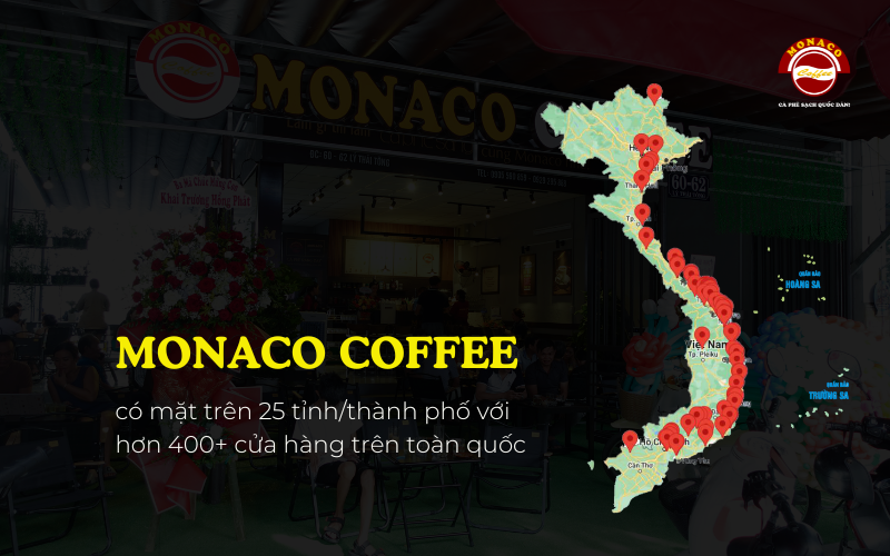 Giới thiệu về nhượng quyền kinh doanh cà phê Monaco.